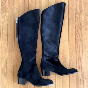 Alexander Wang high knee boots.